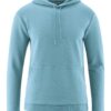 Sudadera capucha hombre azul ecológica