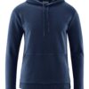 Sudadera capucha hombre azul marino ecológica