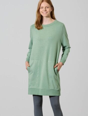 Vestido sudadera mujer vede menta