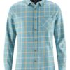 Camisa cuadros ecológica hombre azul claro