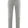 Pantalón chino hombre tejido orgánico reciclado gris