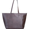 Bolso vegano gran capacidad marrón oscuro