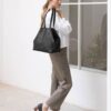 Bolso vegano negro mujer estilo