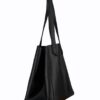 Lateral bolso vegano negro Canussa