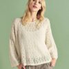 Jersey calado de manga francesa para mujer - Ropa Sostenible