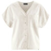Blusa holgada manga kimono ecológica blanco