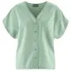 Blusa holgada manga kimono ecológica menta