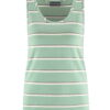 Camiseta sin mangas rayas ecológica menta