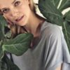 Camiseta sostenible mujer corte ancho cáñamo