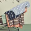 Camisetas rayas tricolor hombre algodón orgánico