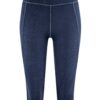 Mallas piratas yoga mujer azul marino