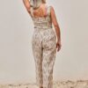 Espalda mono lino largo selva beige