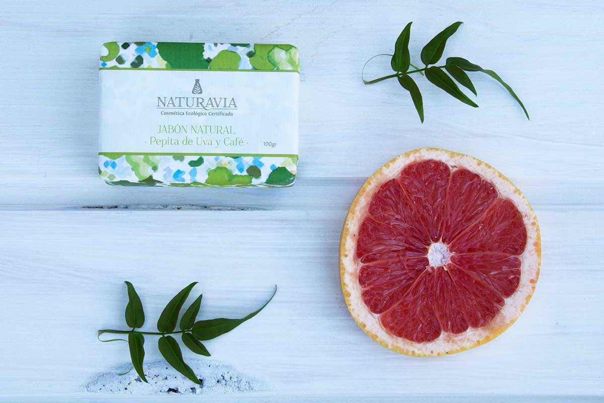 Jabón exfoliante libre de microplasticos