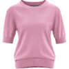 Jersey corto manga globo tejido ecológico rosa