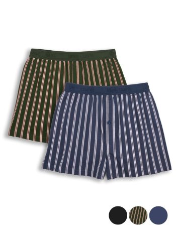 Bóxer flojo de 100% algodón orgánico. Pack de 2