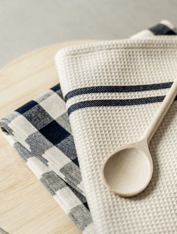 Alternative view of Paños de cocina de algodón orgánico. Pack de 2