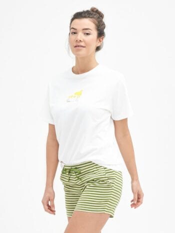 Pijama mujer corto algodón orgánico