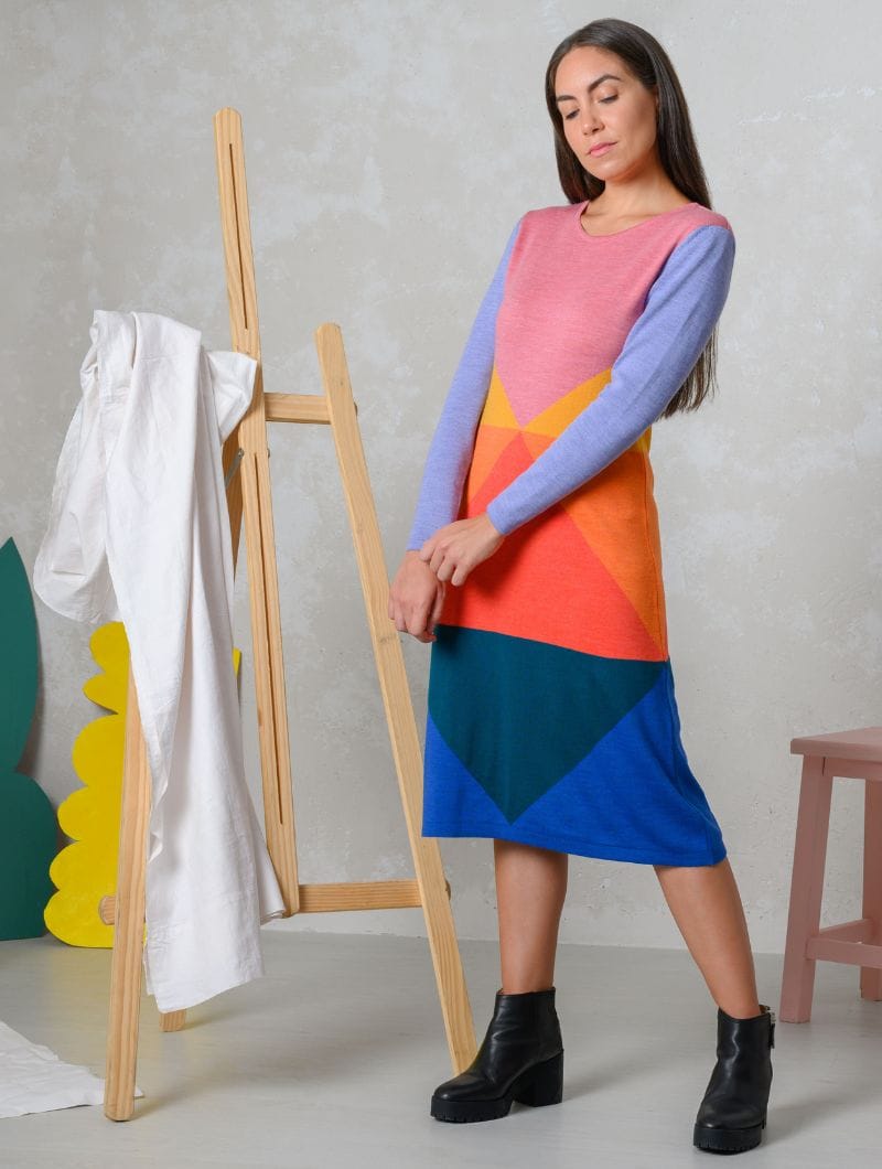 Invero Fascia In Lana Merino Marie – 100% Lana, Doppio Strato, Prodotta In Germania, Colore Vino, Taglia Unica