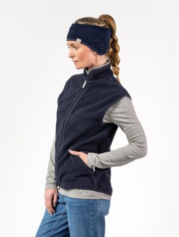 Alternative view of Chaleco polar mujer 100% algodón orgánico