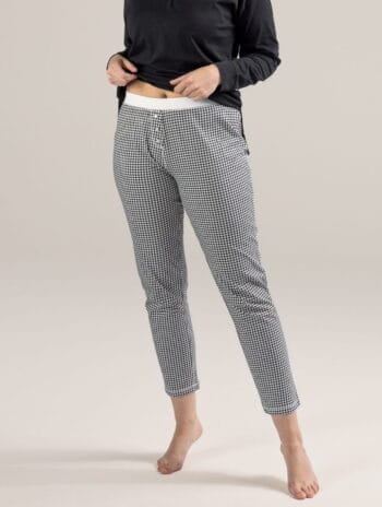 Pantalón pijama ecológico mujer cuadros