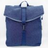 Mochila tela azul denim repelente agua