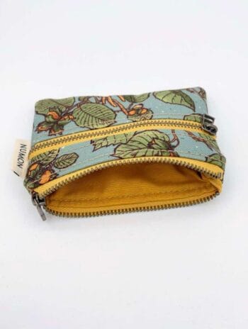 Alternative view of Monedero doble cremallera estampado avellana