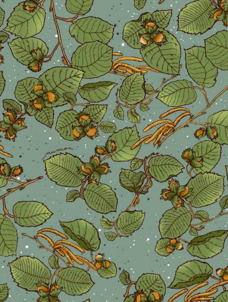 Monedero reciclado estampado avellana - Imagen 3