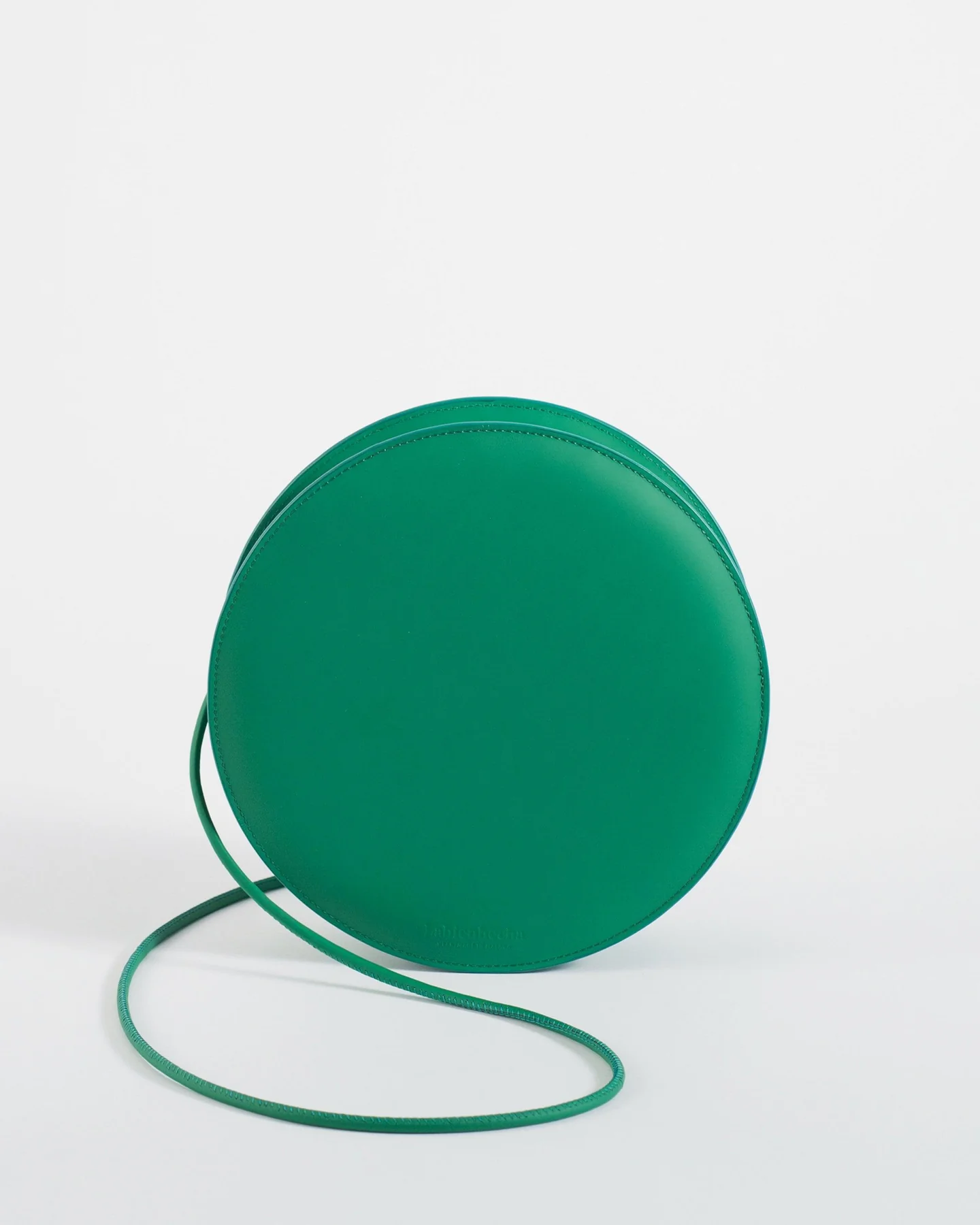 Bolso redondo de cuero reciclado - Imagen 4