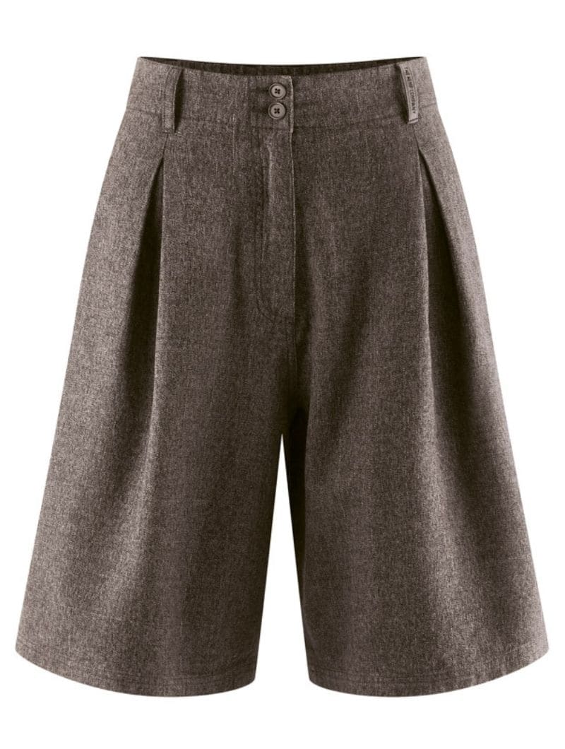 Bermudas oversize mujer de sarga ecológica - Imagen 4