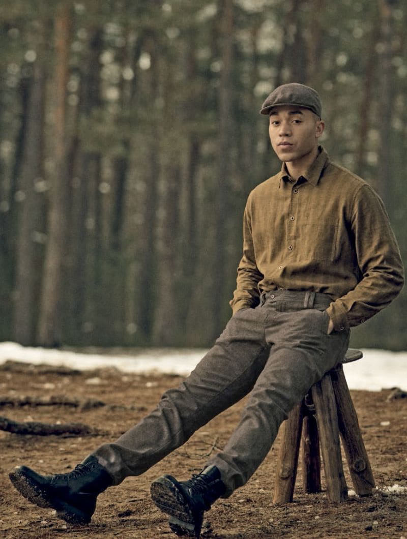 Boina de tweed de cáñamo y algodón orgánico - Imagen 3