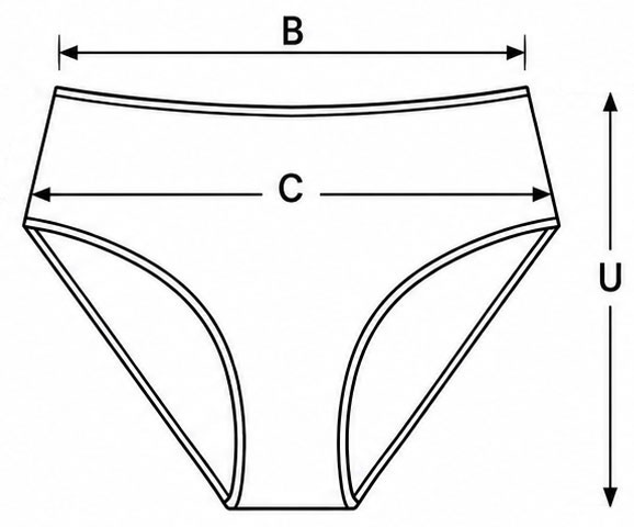 Cómo medir unas bragas de algodón orgánico Living Crafts