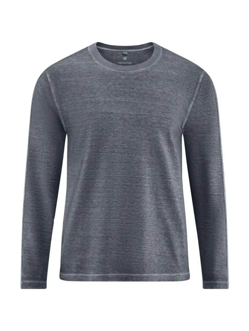 Camiseta gruesa de manga larga para hombre Algodón Orgánico