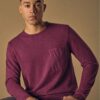 Camiseta manga larga con bolsillo para hombre. Ropa sostenible