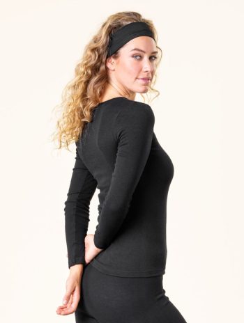 Alternative view of Camiseta manga larga interior 100% algodón orgánico