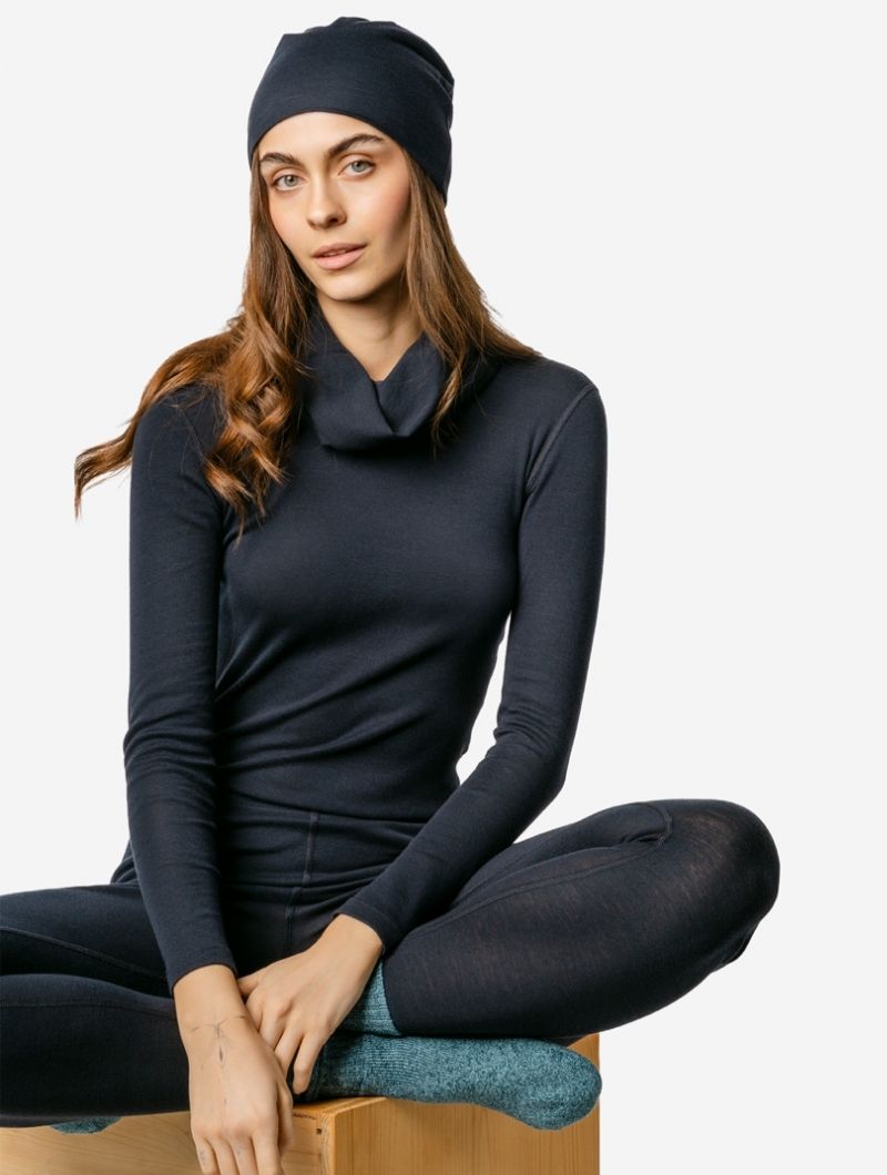 Camiseta térmica mujer de lana ecológica - Imagen 10