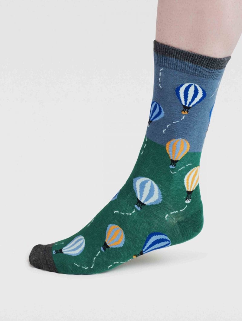 Calcetines sostenibles de nubes y globos. Pack de 2 - Imagen 2