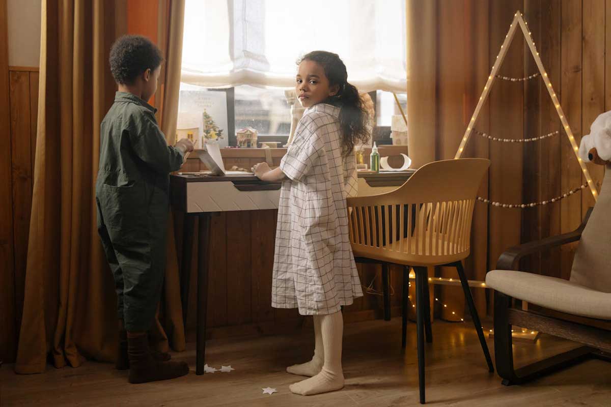 Educando niños para una Navidad sostenible