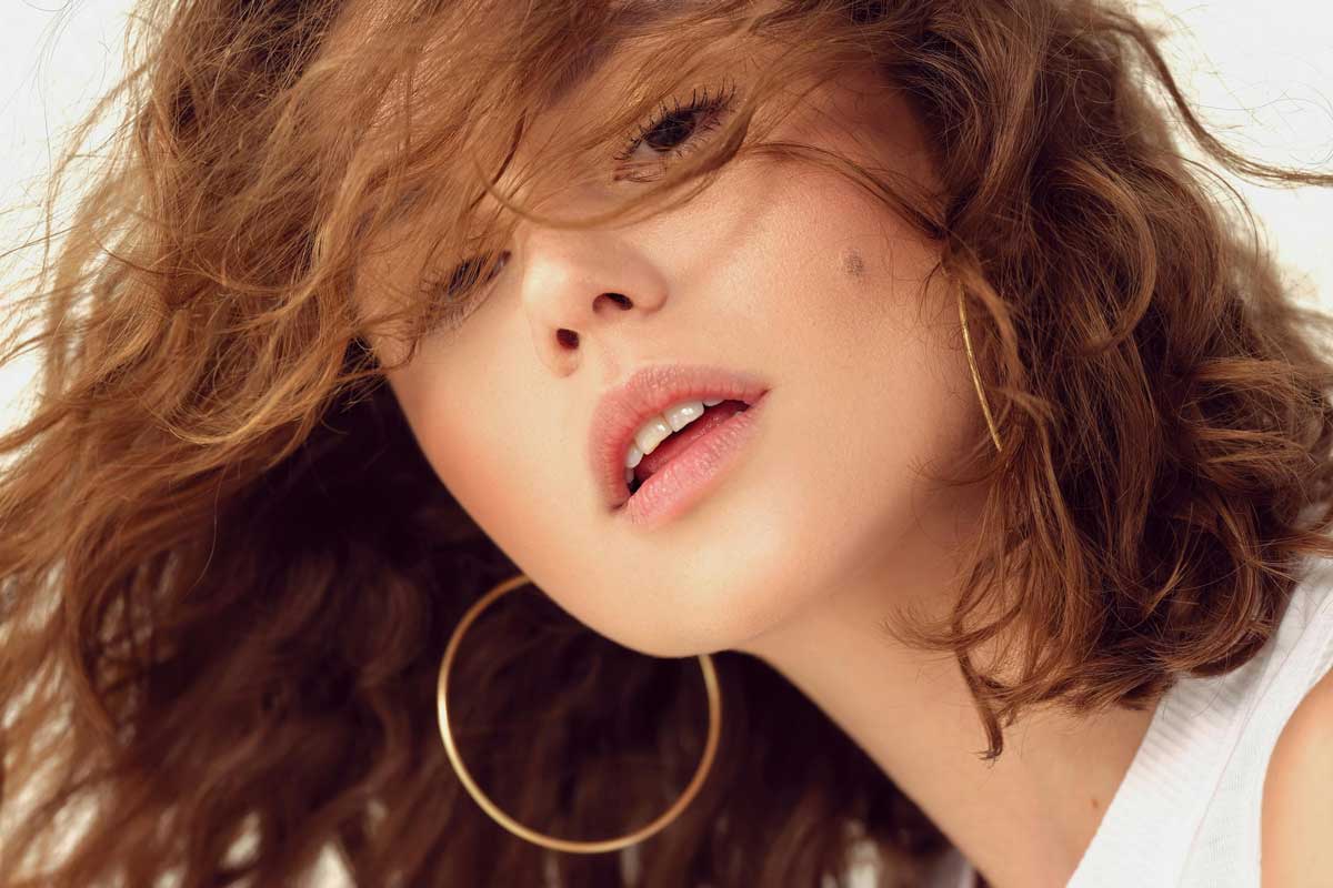 Pendientes de oro circulares