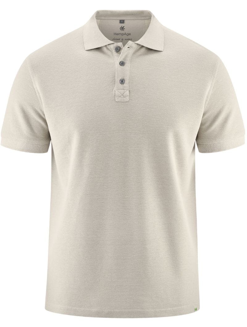 Polo clásico hombre de cáñamo y algodón orgánico - Imagen 8