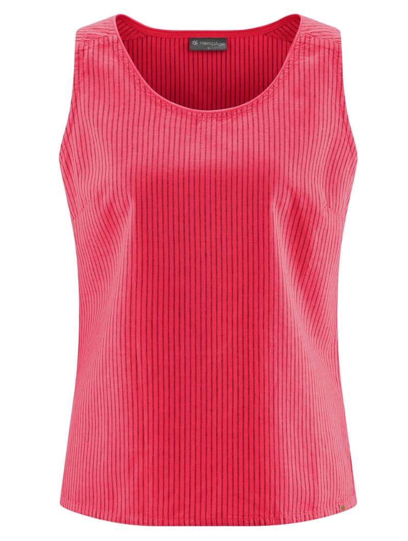 Top a rayas de cáñamo y algodón orgánico - Imagen 8