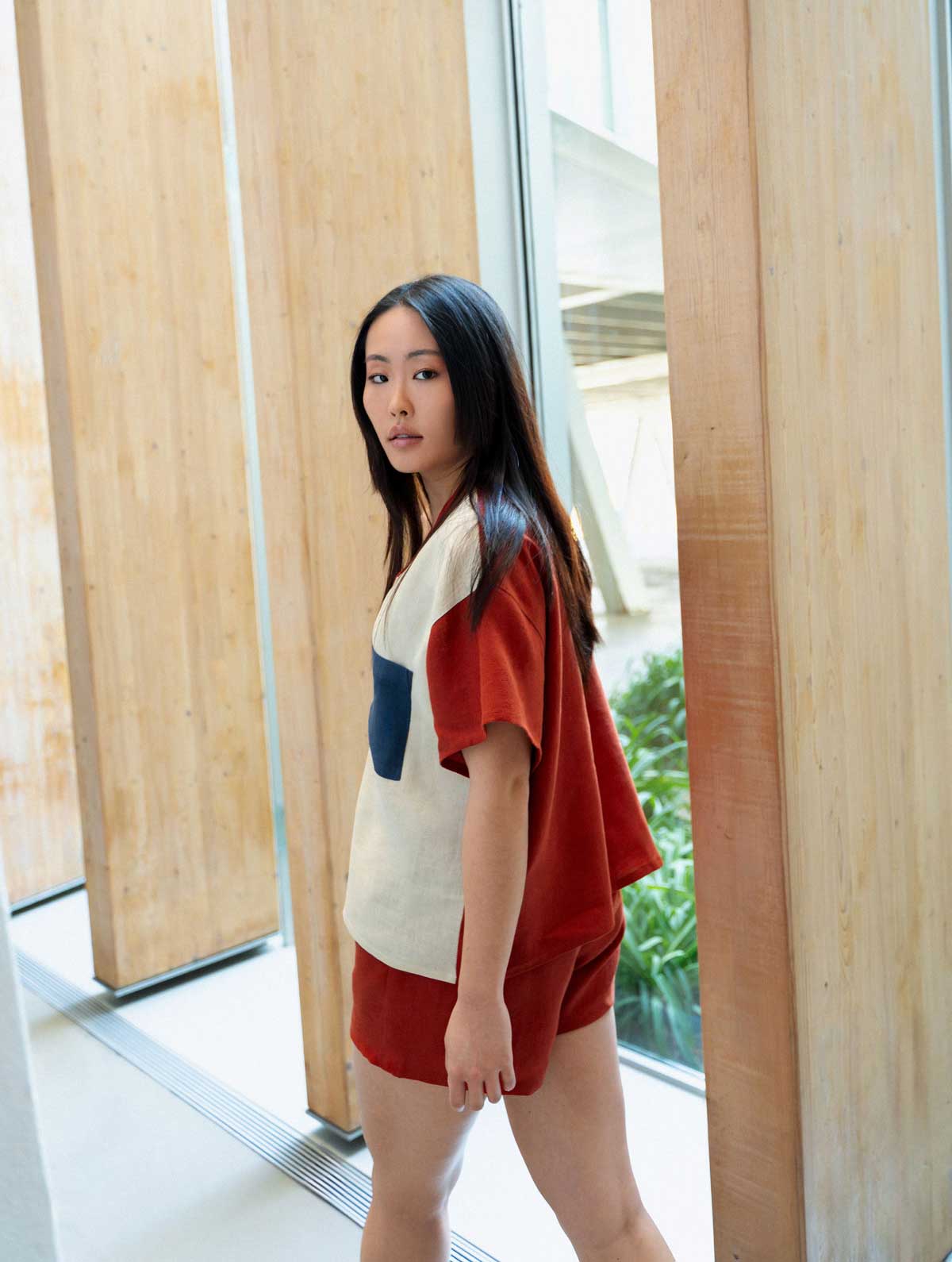 Camisa oversize Vértice 100% lino - Imagen 4