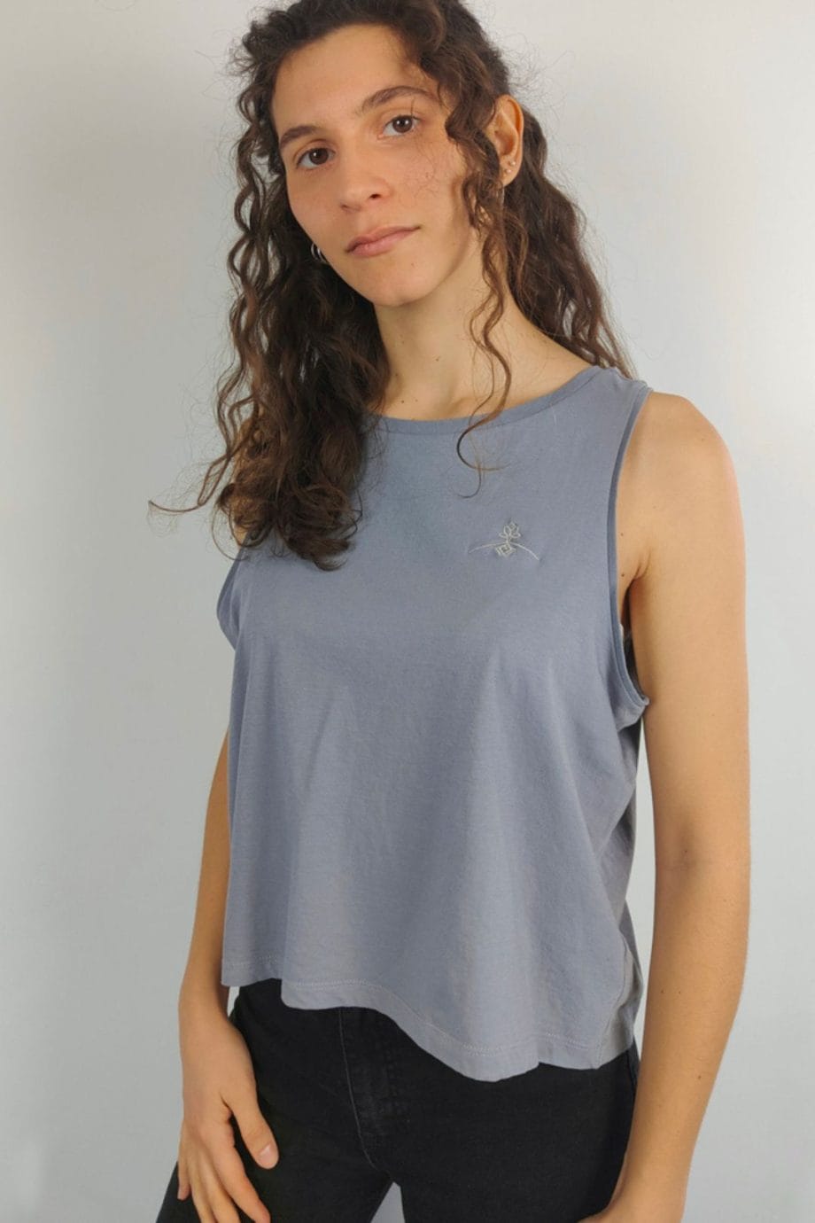 Camiseta tirantes orgánica holgada - Imagen 6