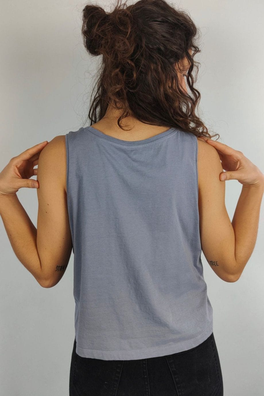 Camiseta tirantes orgánica holgada - Imagen 7