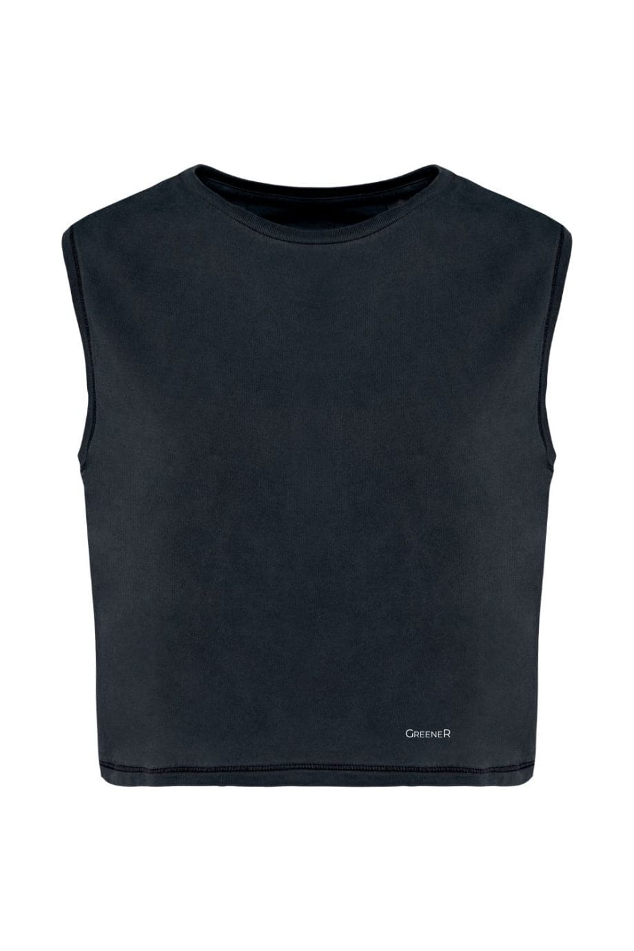 Camiseta crop orgánica sin mangas - Imagen 4