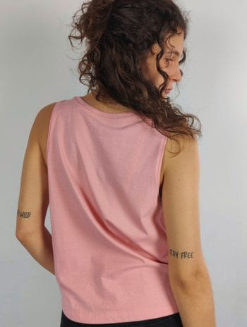 Alternative view of Camiseta tirantes orgánica holgada