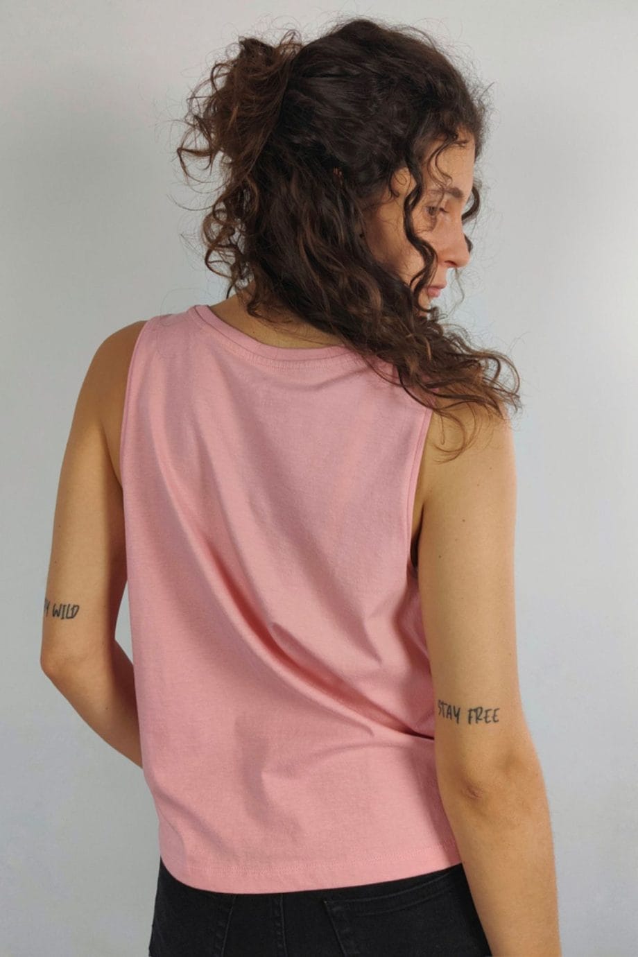 Camiseta tirantes orgánica holgada - Imagen 2