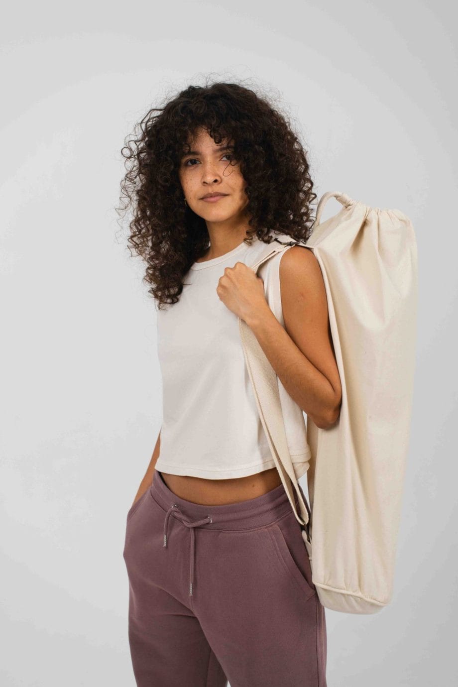 Bolsa de yoga sostenible con bolsillo oculto - Imagen 2