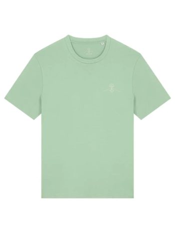 Camiseta regular fit algodón orgánico jade profundo