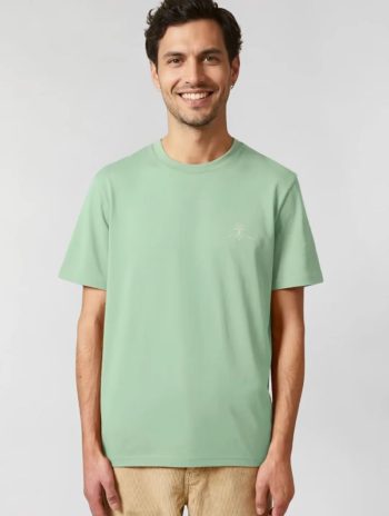 Alternative view of Camiseta regular fit tonos pastel algodón orgánico