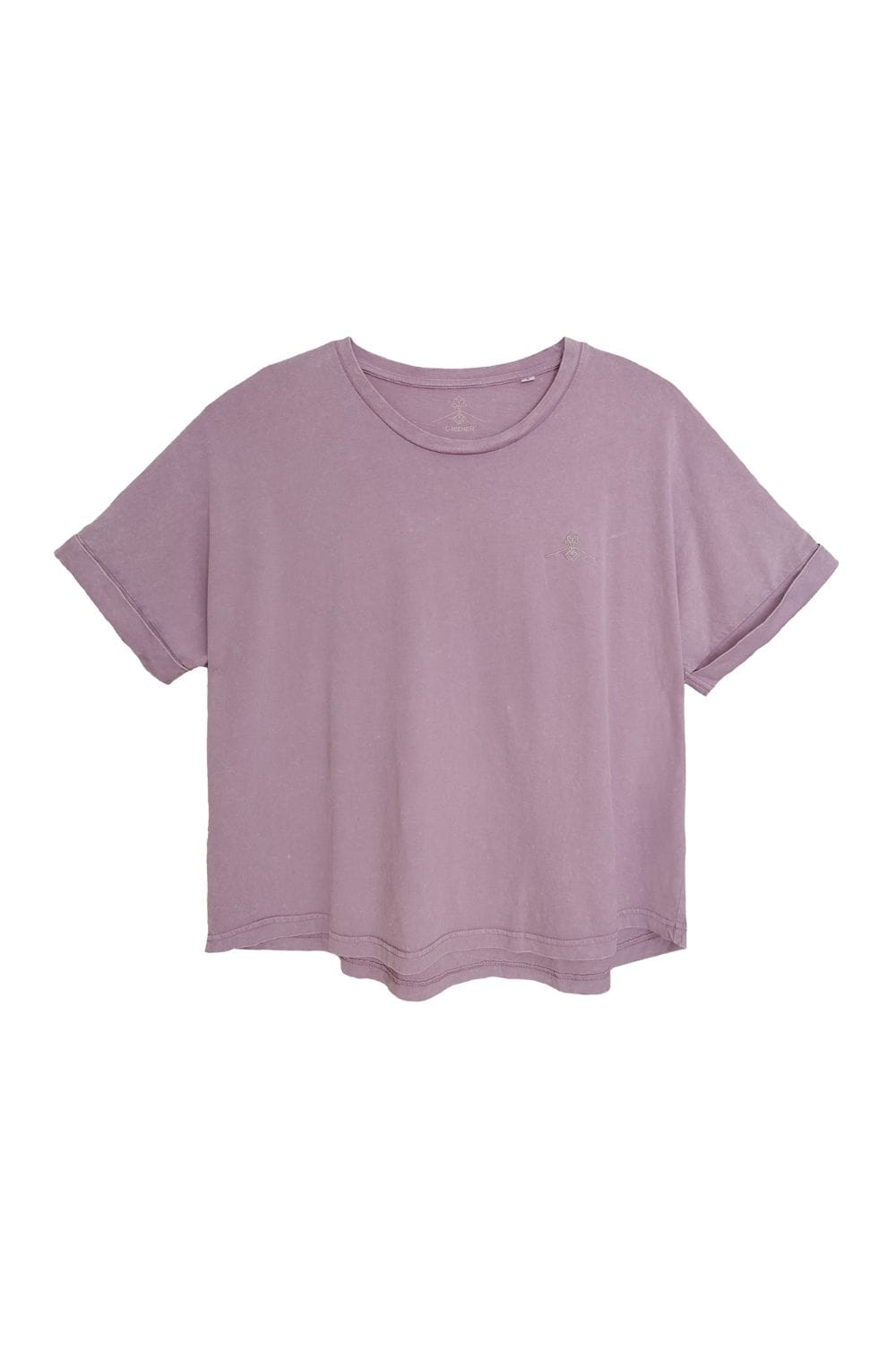 Camiseta orgánica oversize manga murciélago. Ropa sostenible mujer